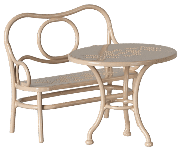 Maileg - kavos staliukas su suoliuku