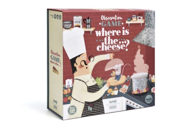 Londji stalo žaidimas - kur yra sūris?